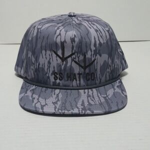 Southern‎ String Hat Co Men's One Size Cap Grey Camo Turkey Tracks Rope Snapback